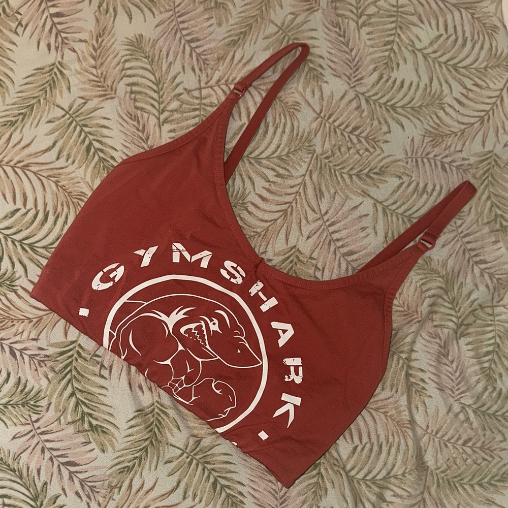Gymshark Brick Red Sports Top